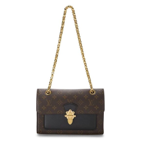 Louis Vuitton Handbags - Louis Vuitton Black Monogram Coated Canvas Victoire (Authentic Pre-Loved)